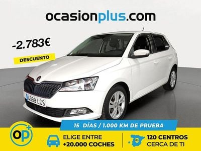Usado Skoda Fabia Ambition 95 CV (69 kW) 2019 Blanco Berlina