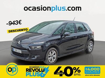 Usado Citroën C4 Seduction 120 CV (88 kW) 2016 Negro Monovolumen
