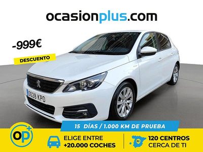 Usado Peugeot 308 Style 130 CV (95 kW) 2018 Blanco Berlina
