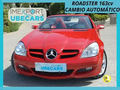 Usado Mercedes SLK200 163 CV (119 kW) 2005 Rojo Descapotable