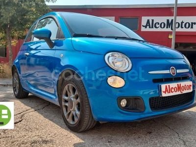 Usado Fiat 500 Pop 69 CV (50 kW) 2016 Azul Berlina