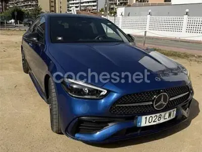Usado Mercedes C200 184 CV (135 kW) 2022 Azul Berlina