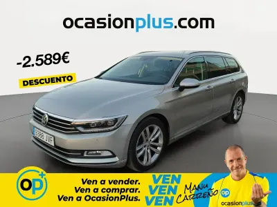 Usado VW Passat Sportline 180 CV (132 kW) 2016 Gris Familiar