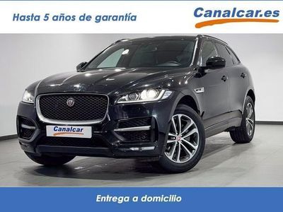 Usado Jaguar F-Pace R-Sport 180 CV (132 kW) 2017 Negro SUV