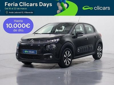 Usado Citroën C3 Feel 83 CV (61 kW) 2020 Negro Utilitario