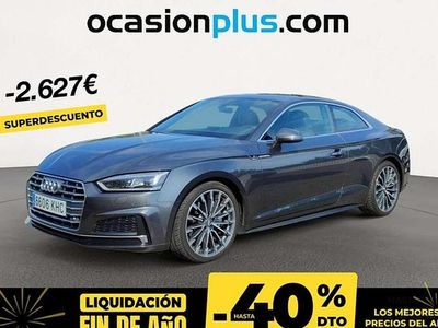 Gris Usado 2018 Audi A5 S-Line Coupe | 26.273 € (Precio justo)