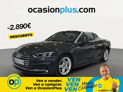 Usado Audi A5 Cabriolet S-Line 190 CV (139 kW) 2019 Gris Descapotable