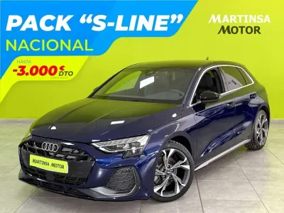 Usado Audi A3 Sportback S-Line 116 CV (85 kW) 2024 Azul Utilitario