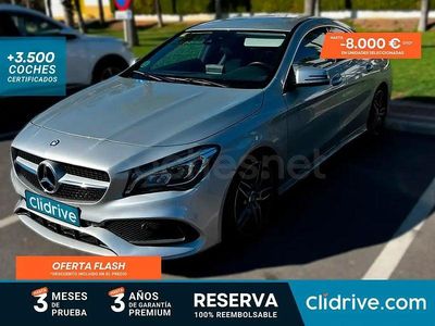 Usado Mercedes CLA200 136 CV (100 kW) 2017 Gris / plata Berlina