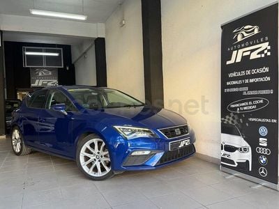 Begagnad Seat Leon FR 125 HK (91 kW) 2018 Blå Sedan