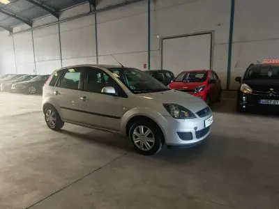 Usado Ford Fiesta Trend 68 CV (50 kW) 2009 Gris Utilitario