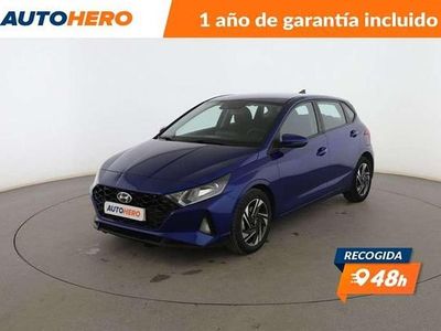 Azul Usado 2021 Hyundai i20 Berlina | 14.380 € (Precio justo)