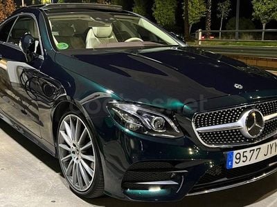 Usado Mercedes E400 333 CV (244 kW) 2017 Verde Coupe