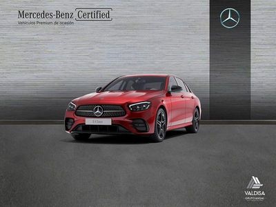 Rojo Usado 2022 Mercedes E220 AMG line Berlina | 41.900 € (Caro)