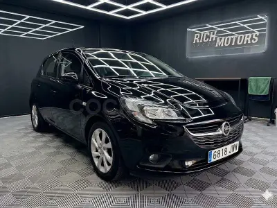 Usado Opel Corsa Selective 90 CV (66 kW) 2017 Negro Utilitario