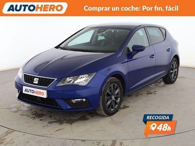 Usado Seat Leon Style 115 CV (84 kW) 2019 Azul Utilitario