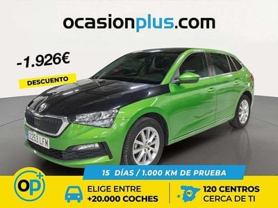 Usado Skoda Scala Ambition 95 CV (69 kW) 2020 Verde Utilitario