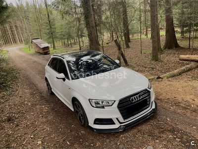 Usado Audi A3 116 CV (85 kW) 2019 Blanco Berlina