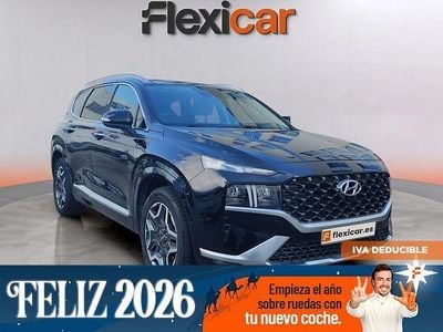 Negro Usado 2021 Hyundai Santa Fe Style SUV | 33.690 € (Precio justo)