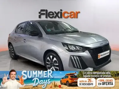 Usado Peugeot 208 Style 100 CV (73 kW) 2024 Gris Utilitario