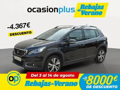 Usado Peugeot 2008 Allure 100 CV (73 kW) 2019 Negro SUV