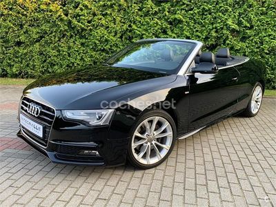 Negro Usado 2016 Audi A5 Cabriolet S-Line Descapotable | 17.950 €