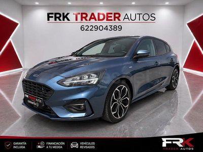 Usado Ford Focus ST-Line X 125 CV (91 kW) 2020 Azul Berlina