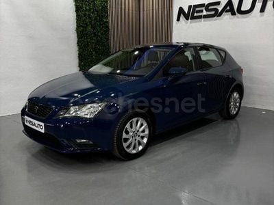 Usado Seat Leon Reference 90 CV (66 kW) 2016 Azul Berlina