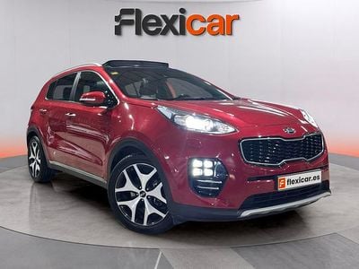Brugt Kia Sportage GT-Line 141 HK (103 kW) 2017 Rød SUV