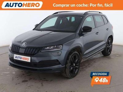 Gris Usado 2021 Skoda Karoq SportLine SUV | 24.570 € (Precio justo)
