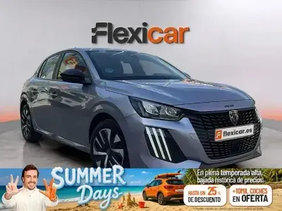 Usado Peugeot 208 Style 100 CV (73 kW) 2024 Gris Utilitario