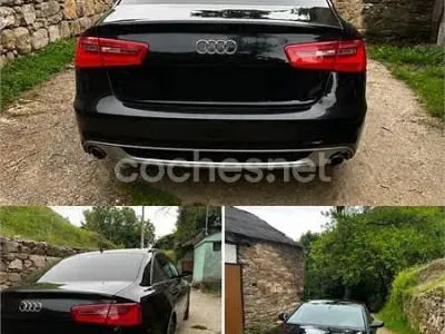 Usado Audi A6 S-Line 204 CV (150 kW) 2014 Negro Berlina