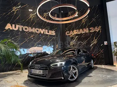 Usado Audi A5 Sportback S-Line 190 CV (139 kW) 2017 Gris / plata Utilitario