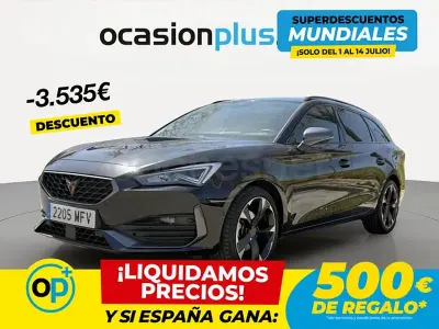 Usado Cupra Leon 150 CV (110 kW) 2023 Negro Familiar