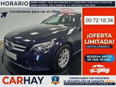 Usado Mercedes C200 Business 162 CV (119 kW) 2019 Negro Familiar
