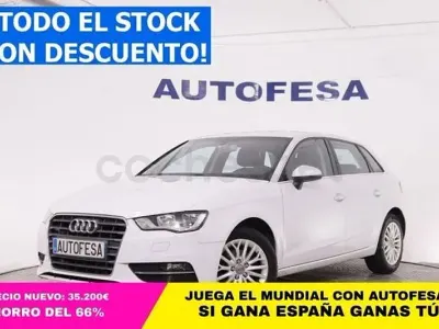 Usado Audi A3 Ambiente 125 CV (91 kW) 2016 Blanco Berlina