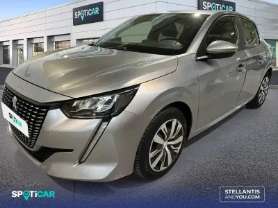 Usado Peugeot 208 Active 100 CV (73 kW) 2020 Gris Utilitario