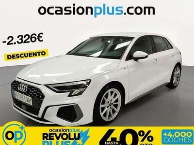 Usado Audi A3 Sportback S-Line 116 CV (85 kW) 2021 Blanco Utilitario