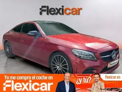 Usado Mercedes C200 184 CV (135 kW) 2019 Rojo Coupe