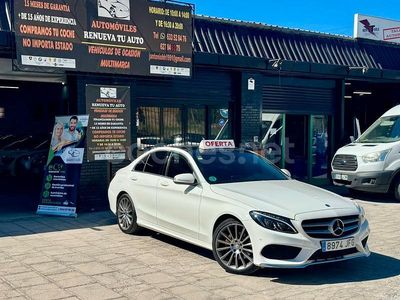 Blanco Usado 2015 Mercedes C220 AMG line Berlina | 16.000 € (Precio justo)