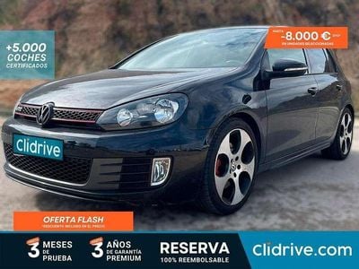 Usado VW Golf VII GTI 211 CV (155 kW) 2012 Negro Utilitario