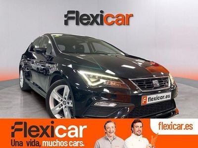 Usado Seat Leon FR 125 CV (91 kW) 2018 Negro
