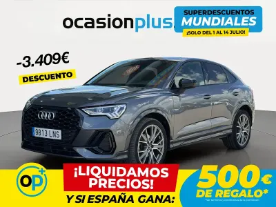 Usado Audi Q3 150 CV (110 kW) 2021 Gris SUV