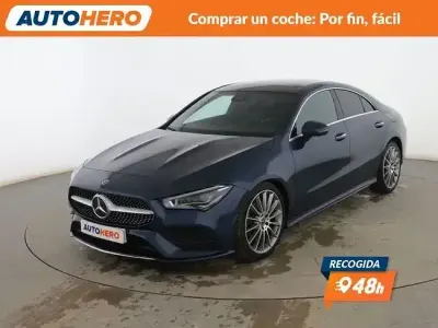 Usado Mercedes CLA200 AMG line 150 CV (110 kW) 2022 Azul Berlina