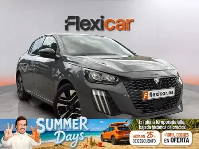 Usado Peugeot 208 Allure 100 CV (73 kW) 2025 Gris Utilitario