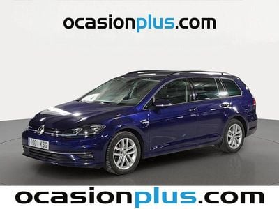 Begagnad VW Golf Sportsvan Advance 130 HK (95 kW) 2018 Blå Minibuss