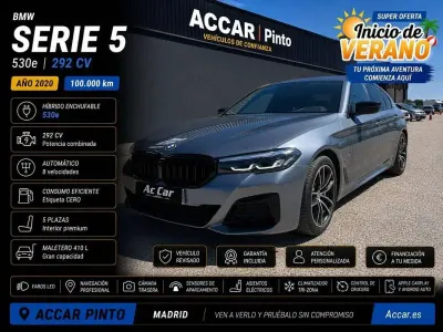 Usado BMW 530e 292 CV (214 kW) 2020 Gris Berlina