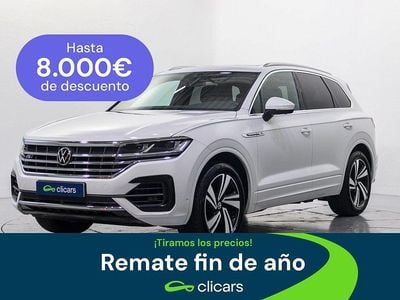 Blanco Usado 2021 VW Touareg R-line SUV | 42.490 € (Precio justo)