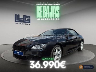 Negro Usado 2014 BMW 640 Cabriolet Descapotable | 36.990 €