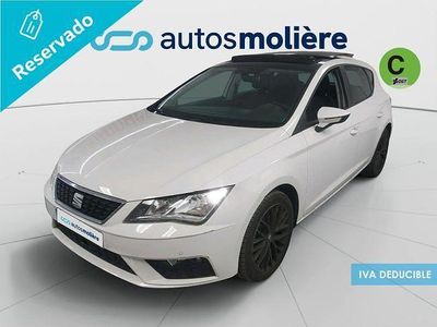 Usado Seat Leon Style 150 CV (110 kW) 2017 Blanco Berlina